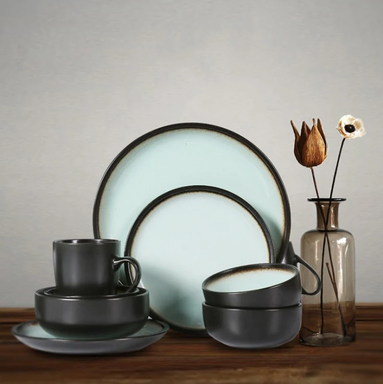 Creative Nortic matt Hotel Restaurant Catering ceramic tableware for daily use