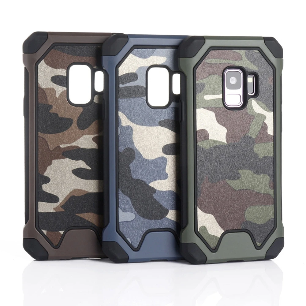 OTAO PC Protective Shockproof Cover For Samsung J3 J5 J7 2016 2017 Army Hybrid Camouflage Phone Case For Galaxy J4 J6 Plus 2018