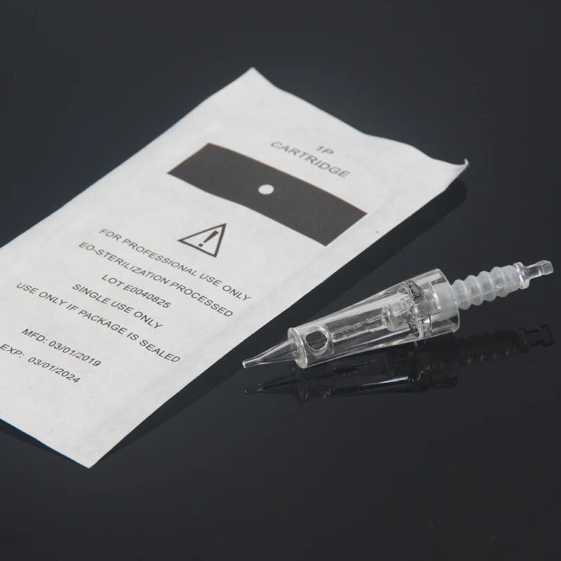 

Disposable Micro Needle Cartridge Rubber Needle Cartridge Membrane to prevent back flow into Permanent makeup machine, White