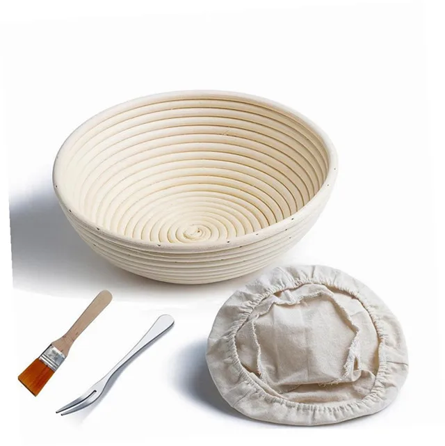 

10 Inch Round Banneton Proofing Basket, Natural color