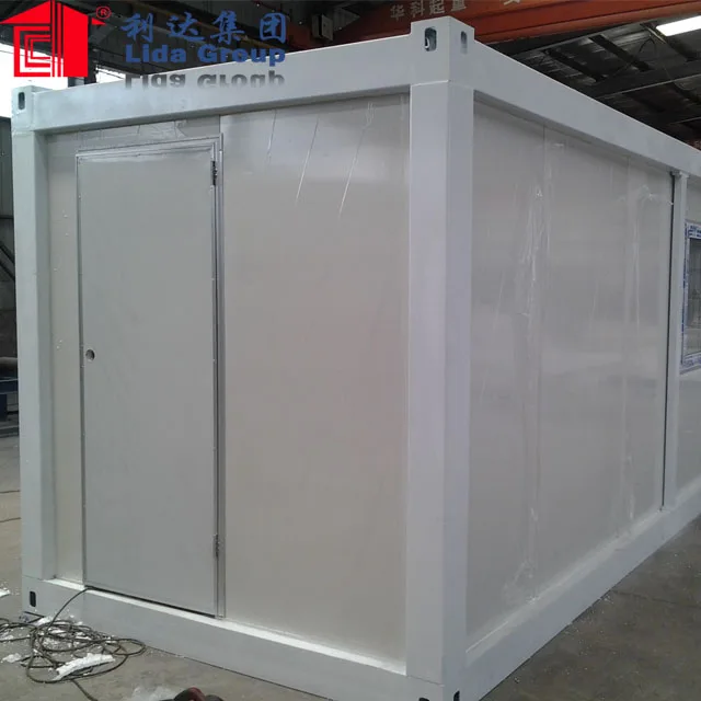Flat pack prefabricated 40ft container house for office/toilet/camp
