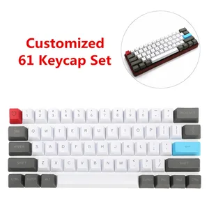 61 ANSI PBT Keycap Set Mechanical Gaming Keyboards