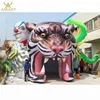 Halloween inflatable decoration tiger tunnel clown mask decoration