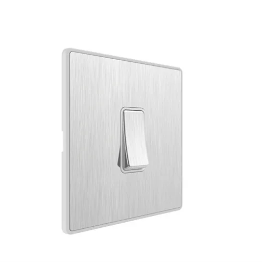 CN range stainless steel finish 10 A british standard uk wall switch
