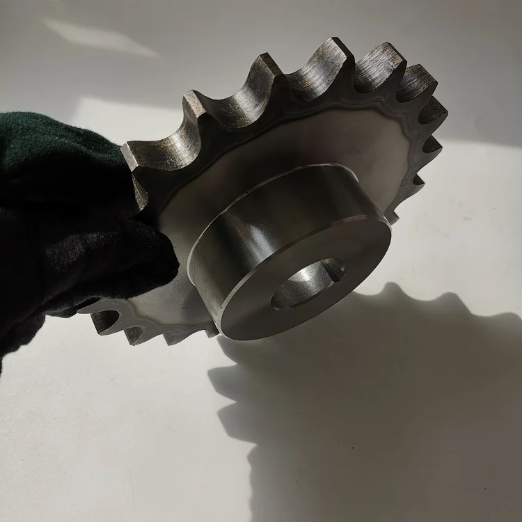 custom steel chain drive sprockets for harvster transmission parts