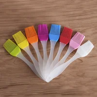 

Food Grade Cooking Silicone Oil Basting Brush Easily Cleaned Non-stick Silicone Brush for Baking