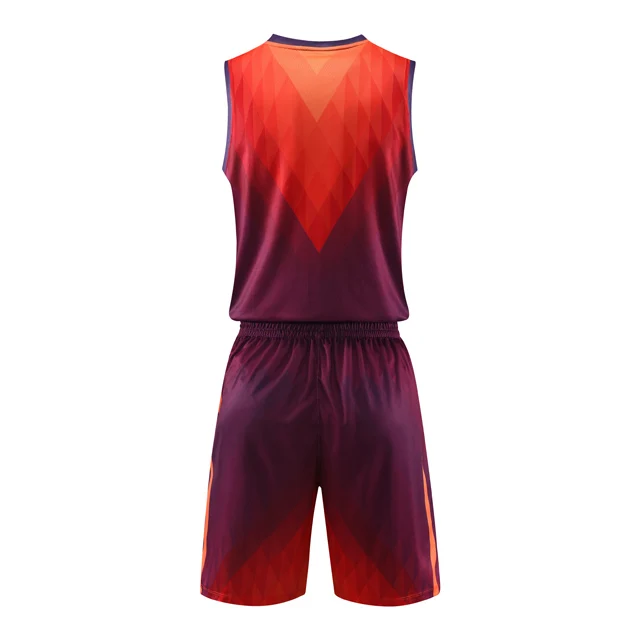 Blank Red Sports Uniform Full Sublimation Basketball Jersey Uniforms
