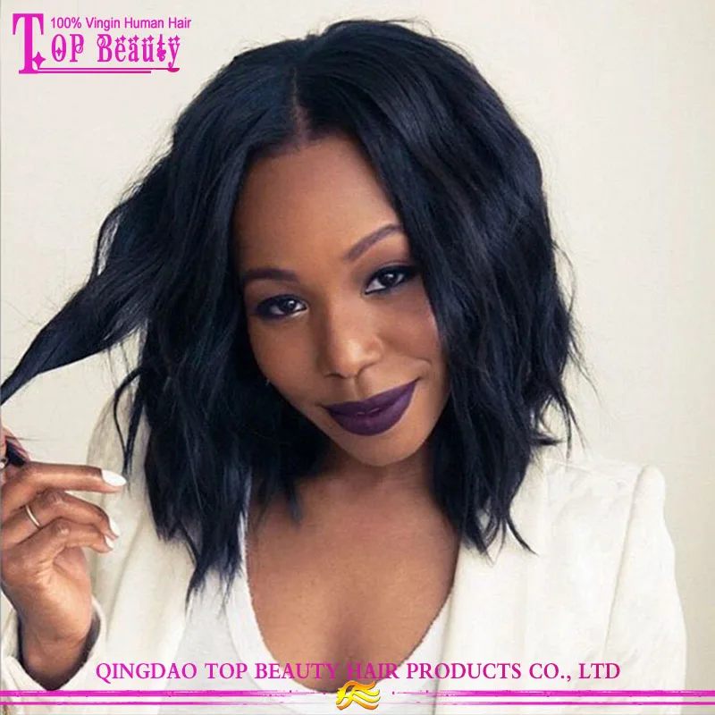 

2016 hot sale 12inch 130% density short human hair wigs cheap lace front wig brazilian human hair short wigs for black women, N/a