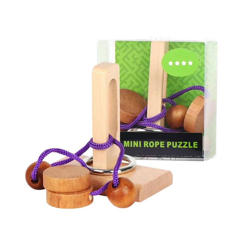 Interlocking Wooden Rope Puzzle Game Buy Puzzle,Rope Puzzle