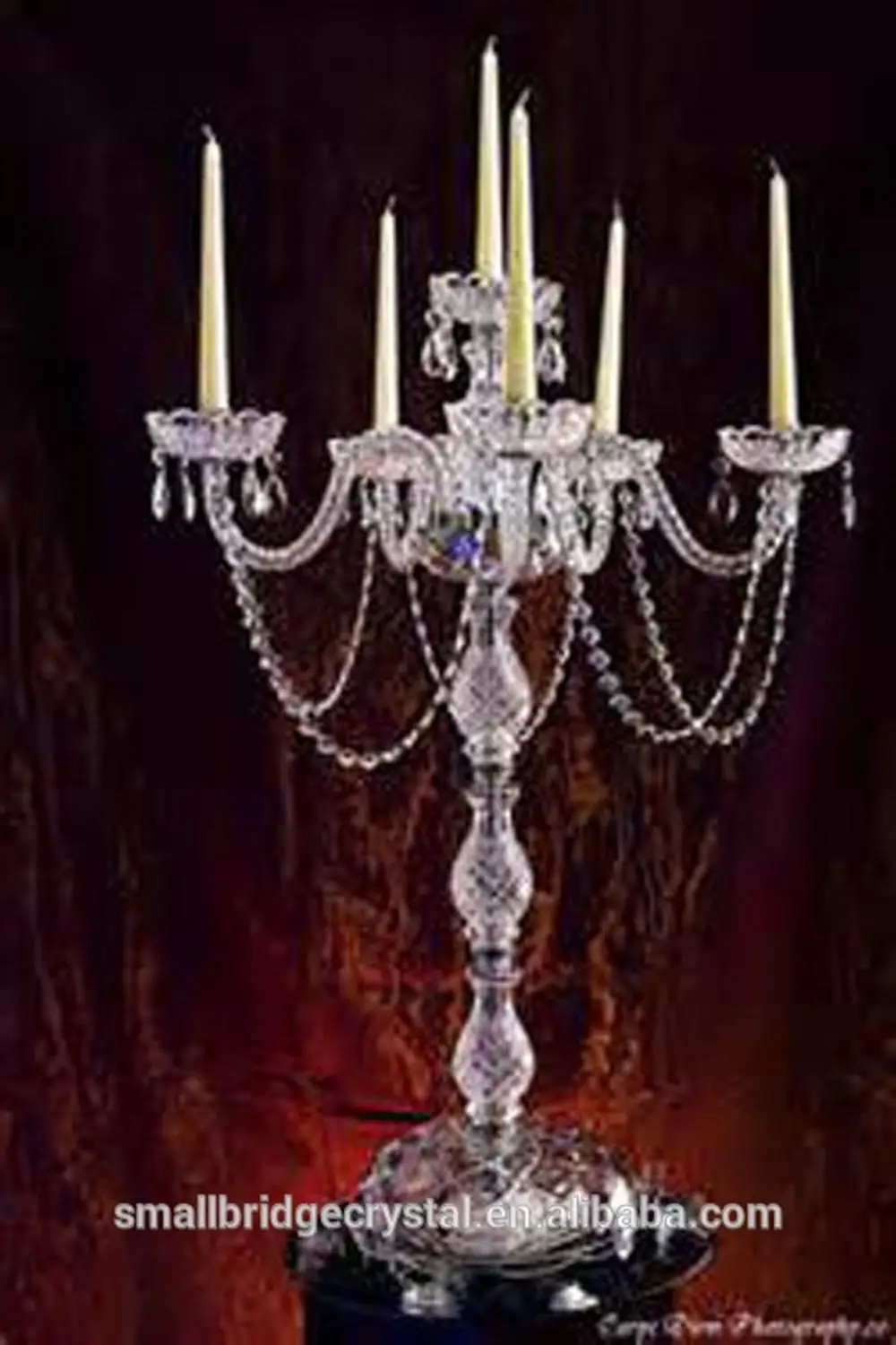 product wholesale crystal candelabra for wedding centerpieces-26