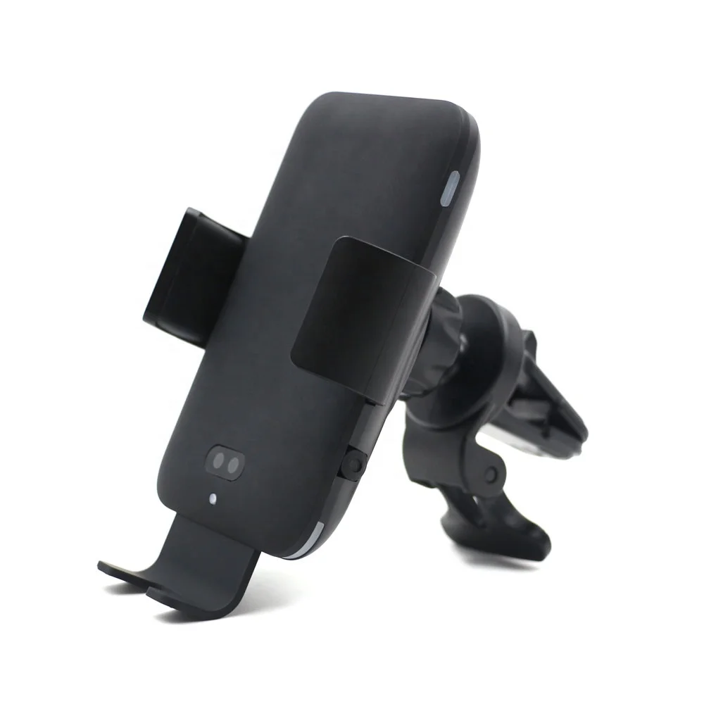 
Auto Infrared & magnetic coil Sensor Qi Wireless Car charger 15W Phone Mount Holder 
