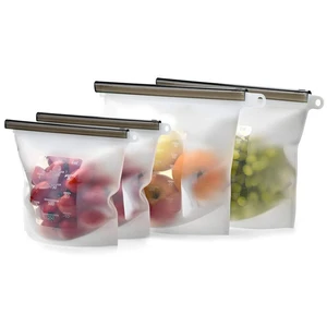 Image of BPA Free 1500ML Versatile Cooking Reusable silicone food storage bags