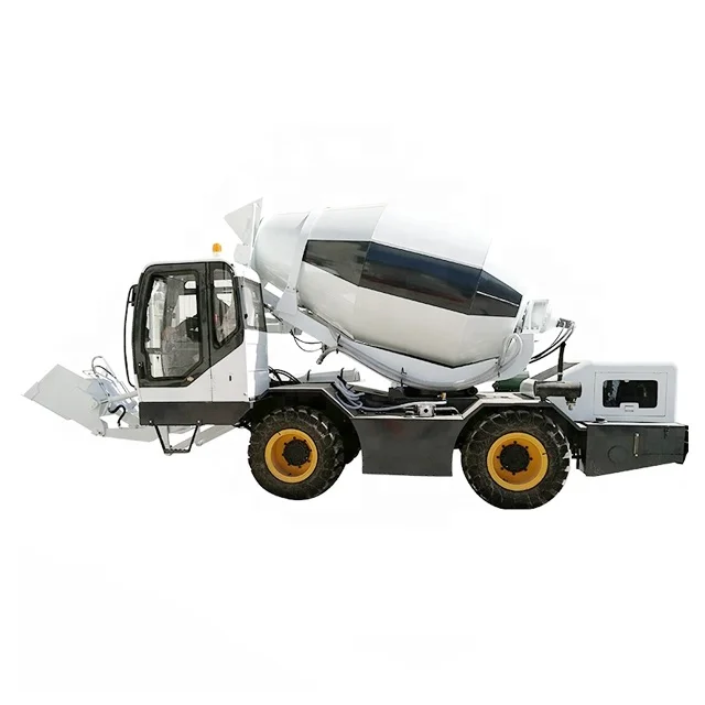 
Auto cement mixer 2.5 m3 self feeding concrete mixing truck 