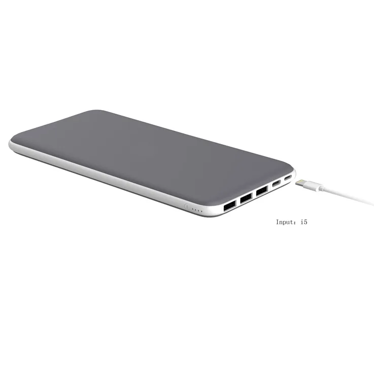 

Ultra Thin 20000mAh Portable External Battery Charger Power Bank for Cell Phone high capacity powerbanks for laptop, White, black