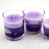 hot sale gel candle,gel making flameless candle,gel candle purple