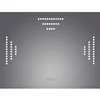 Customized bluetooth speaker makeup mirror bathroom mirror with led light mirror power bank