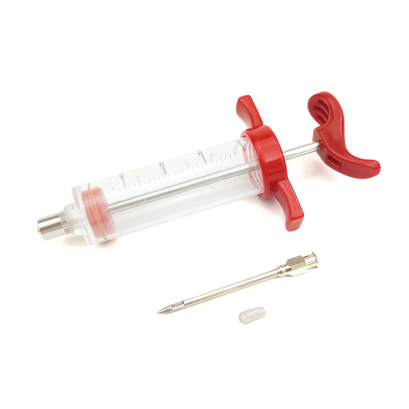 
Plastic Meat Injector Syringe With Measurement And Marinade Needles 