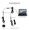 Backup Camera and Monitor Kit for Car/RV/Truck/Pickup/Van/Camper Waterproof Night Vision Rear View Camera 4.3 Display Screen