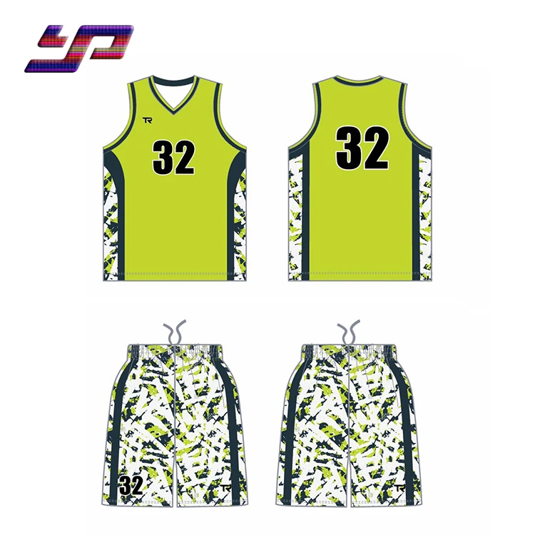 

Custom College Latest Mesh Basketball Jersey Uniform Design Color Green, Customized color