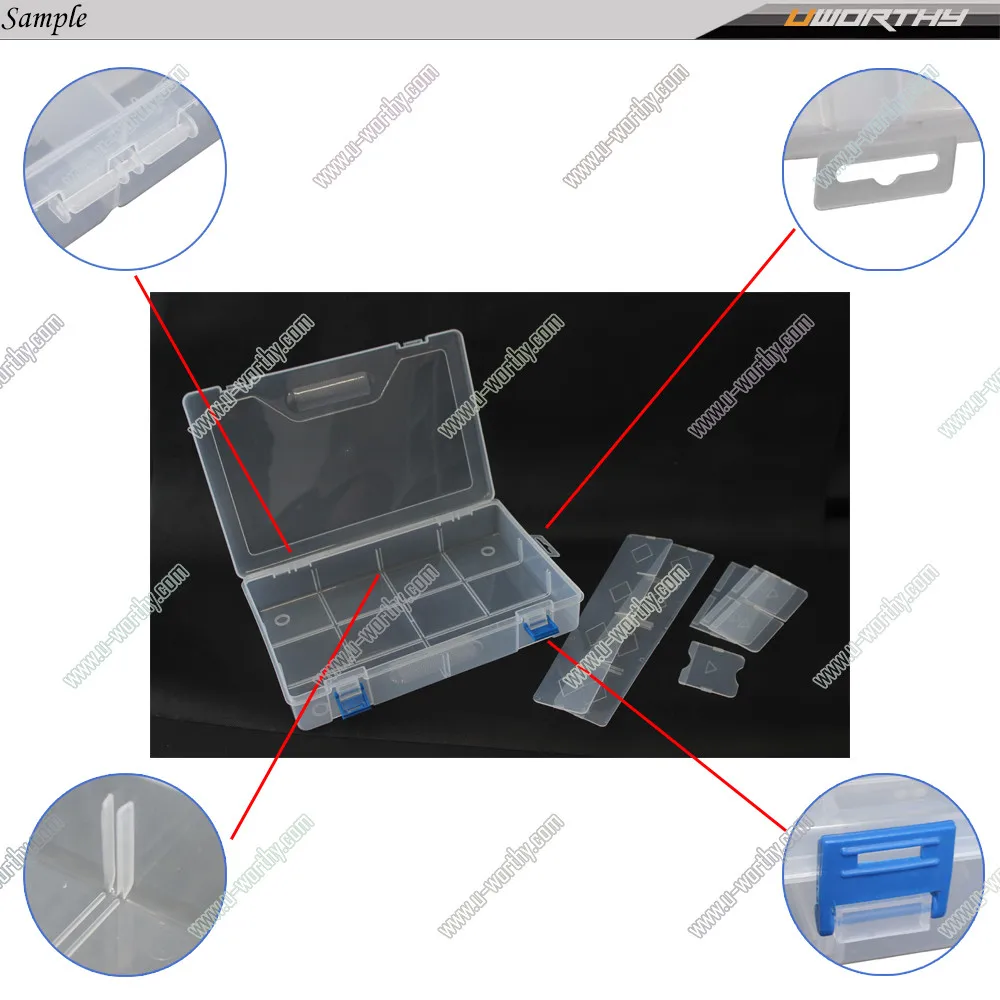 New Design Plastic Transparent Storage Box With 24 Compartments Buy