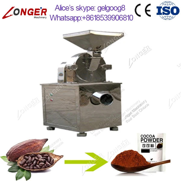 Automatic Cocoa Bean Crusher Processing Cocoa Powder Making Machine ...