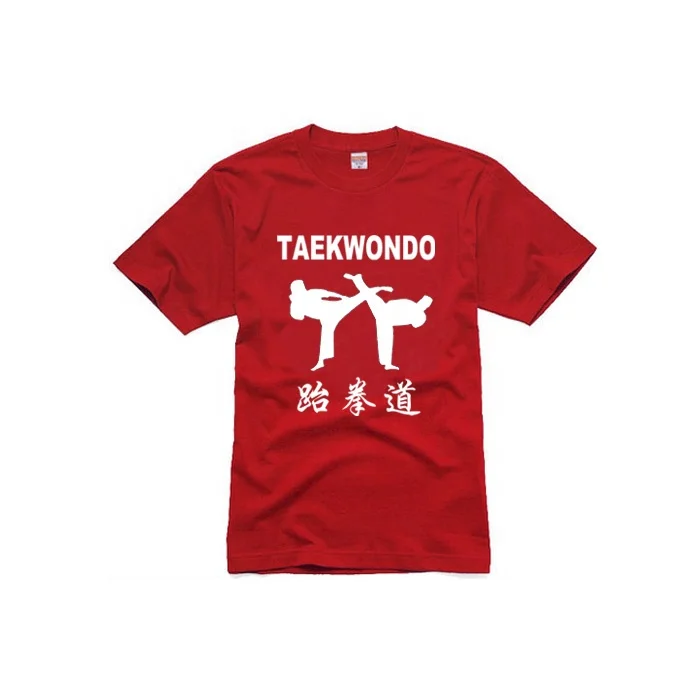 

Custom Logo Plain Kids Training T Shirt Taekwondo Karate, Black, red, white, yellow, or custom