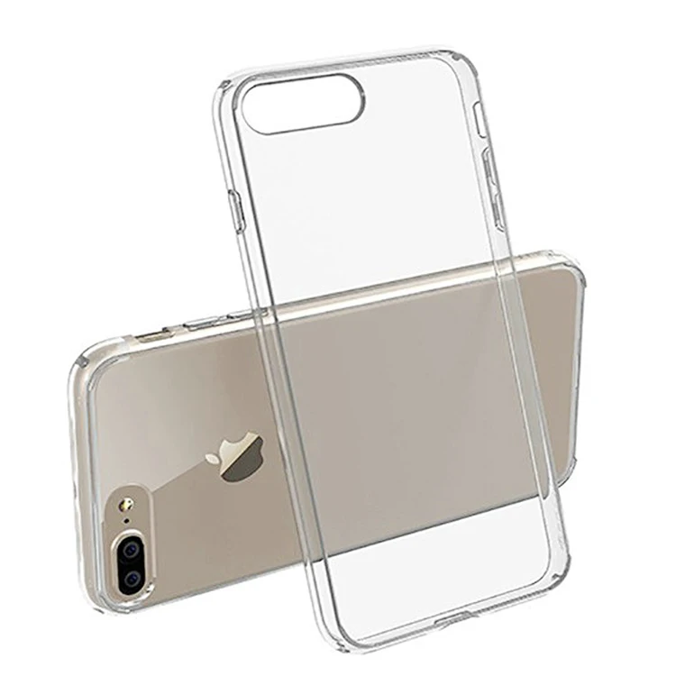 

Yexiang Hot Sale Super Slim Clear TPU Mobile Phone Soft Case For iPhone 8 Plus, Transparent