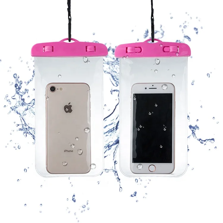 

2020 Best selling custom pvc clear waterproof carry bag for mobile phone, Multi colors