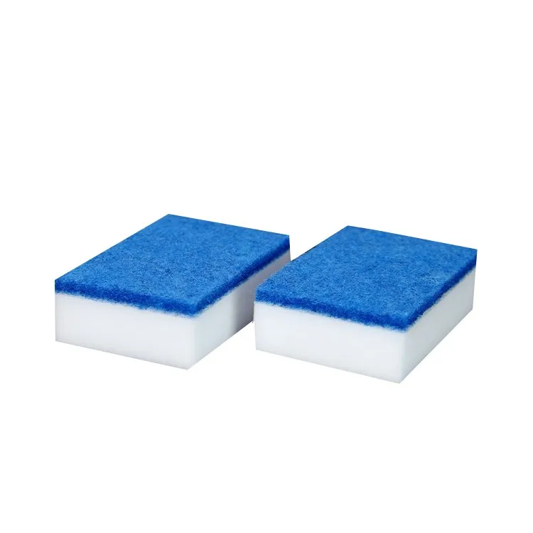 

Pretty magic eraser melamine sponge clean world magic sponge with scouring pad for kitchen cleaning