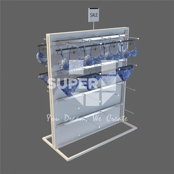 Franchised Underwear Rack Display Store Design For Underwear And Bra