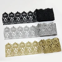 

Colorful elegant crown shape guipure lace trim wholesale Lace Ribbon