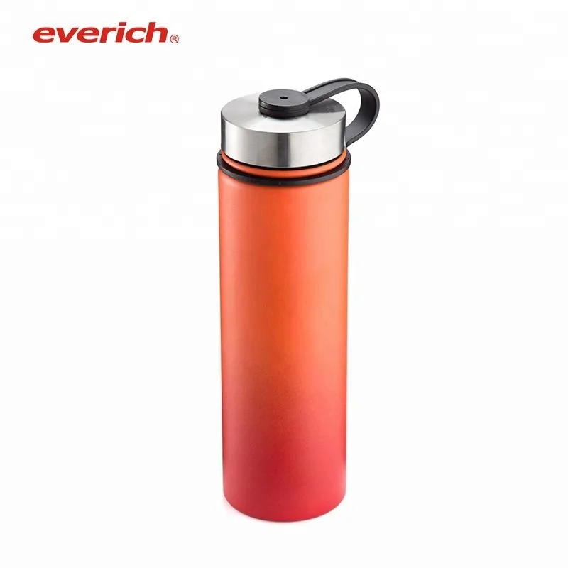 

Color changing double wall stainless steel vacuum flask, Customized color