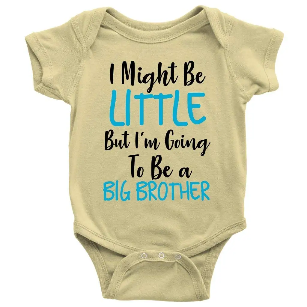 Infant Unisex Romper VRW My Big Brother is a Golden Retriever
