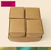 Pack Boxes Smart Little Sized Craftwork Gift, Fastener, Ear Rings Kraft Paper Boxes
