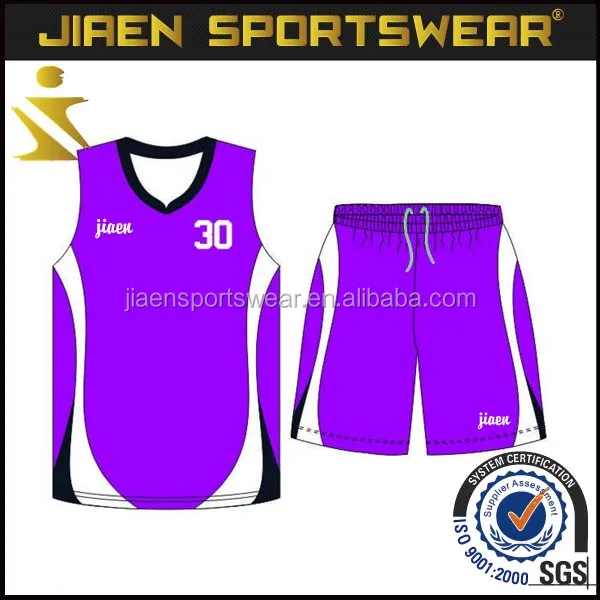 Design 2016 Violet Basketball Jersey 