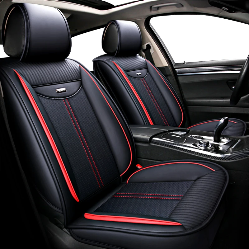 
fancy lunxury colors PVC/PU leather car seat cover fit almost all cars auto accessories 