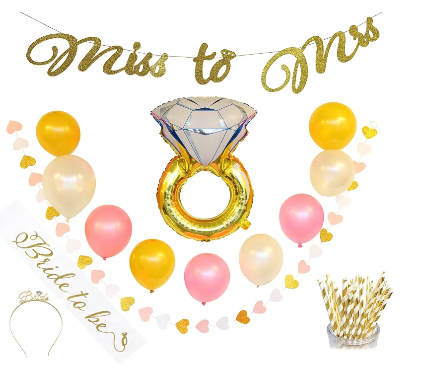 Bachelorette Party Decorations Kit Bridal Shower Decorations Bride