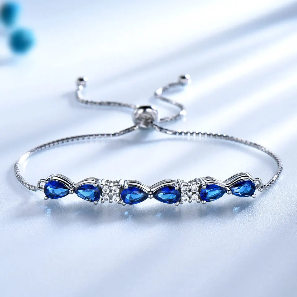 

Nano Sapphire Bracelet Ladies 925 Sterling Silver Ladies Bracelet Bracelet sterling silver jewellery