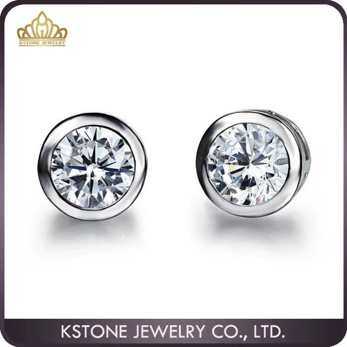 Kstone Mens Diamond Earrings Stud Boys Studs Kstone Mens Diamond Earrings Stud Boys Studs Whole Fake Earring Product On Alibaba