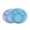 Non toxic silicone in plate, neoprene escurre platos silicone suction plate, sublimation silicone dongguan tableware