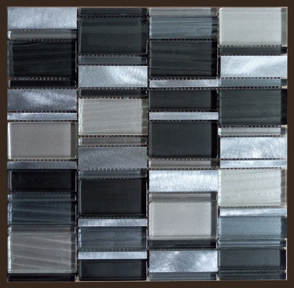 Metal Mosaic Mix Glass Mosaic Made in China 300*300mm