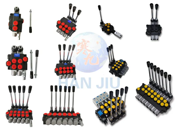 Mobile Directional Control Valves, Monoblock and Sectional, for Forklift, Dump Truck, Trailer, Loader