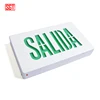 Select Thermoplastic Red or Green Letters Salida LED Emergency Light Fixture & Exit Sign
