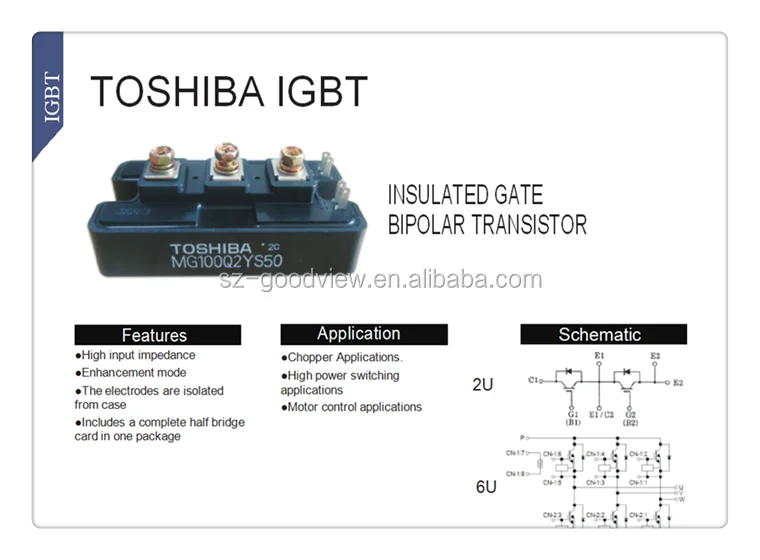 NEW MODULE 1 PIECE MG100J1BS11 TOSHIBA IGBT POWER ORIGINAL