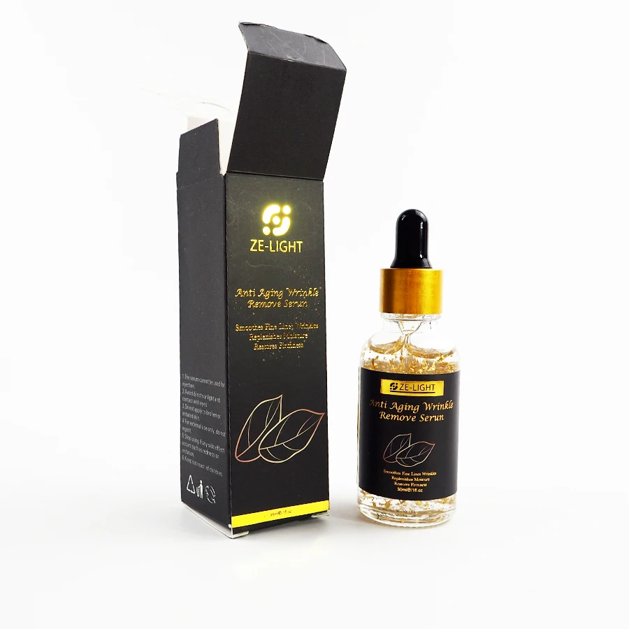 

Organic Natural Pure Anti Aging 24k Gold Serum Private Label Vitamin C Serum