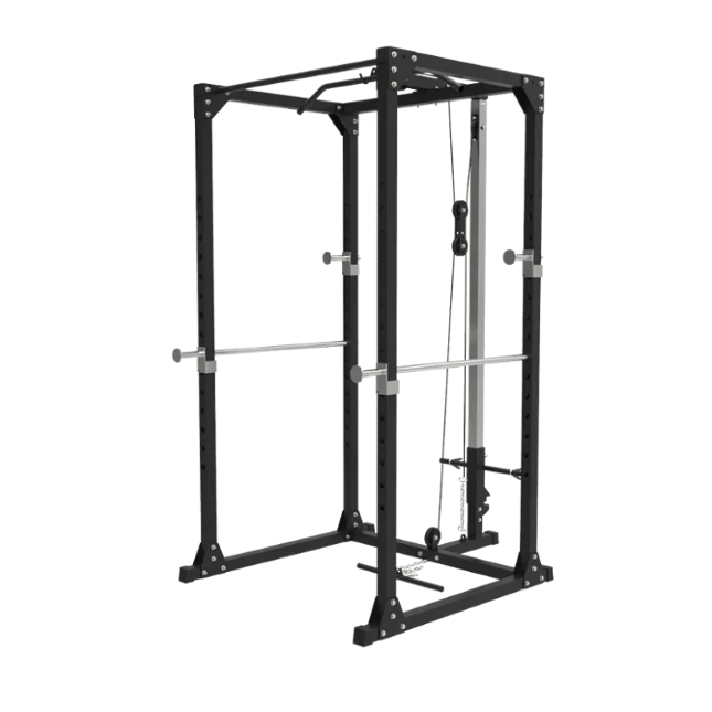

Body building Multifunctional heavy duty Power Rack, Black matte
