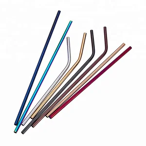 Image of Cheap price stainless steel straw reusable foldable collapsible drinking straw/cool metal straw