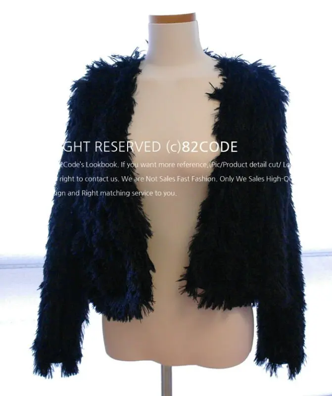 faux fur short jacket womens