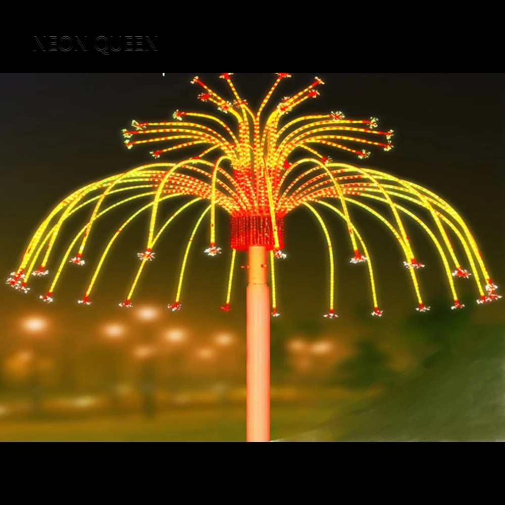 
Outdoor waterproof Full-color christmas led lighting led fireworks tree lights 