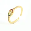 Foreign Market Show Best Selling Hip-Hop Gunblack Joyeria Rose Gold Ring